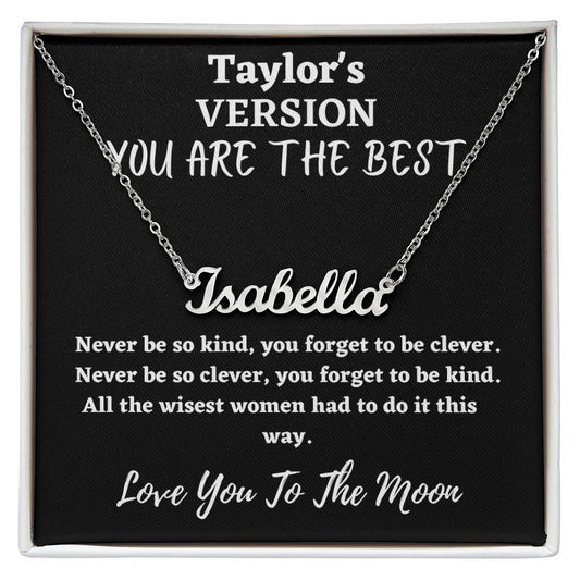 Love You To The Moon And to Saturn charm