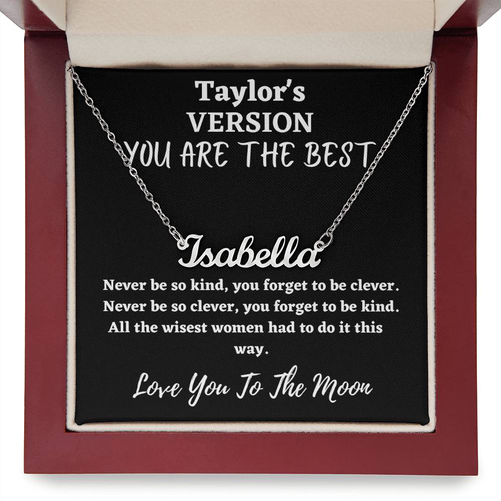 Love You To The Moon And to Saturn charm