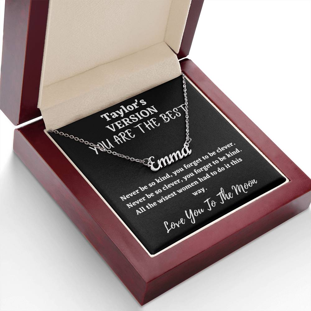 Love You To The Moon And to Saturn charm