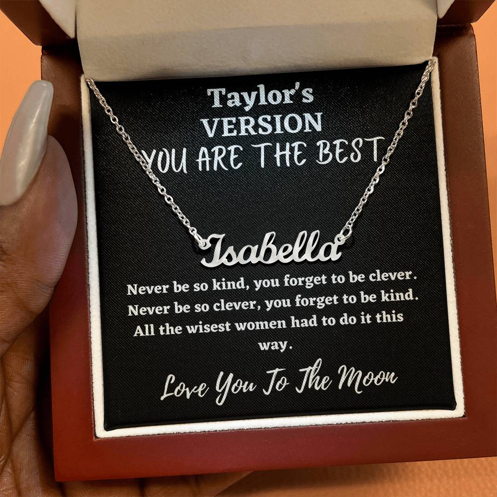 Love You To The Moon And to Saturn charm