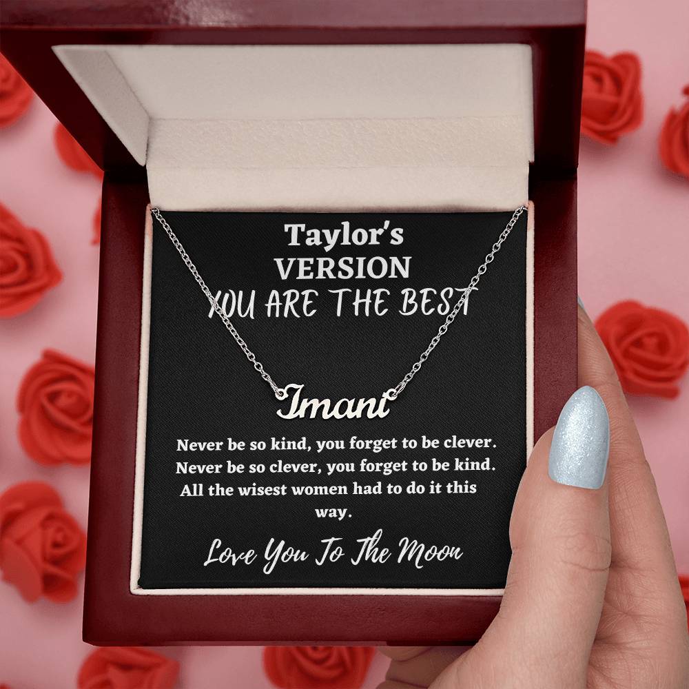 Love You To The Moon And to Saturn charm
