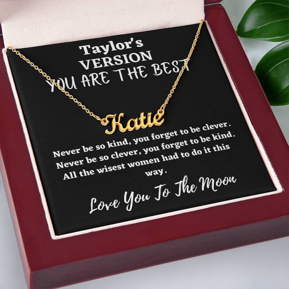 Love You To The Moon And to Saturn charm