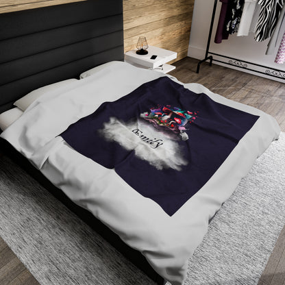 Mushroom Blanket Throw Banket Personalized