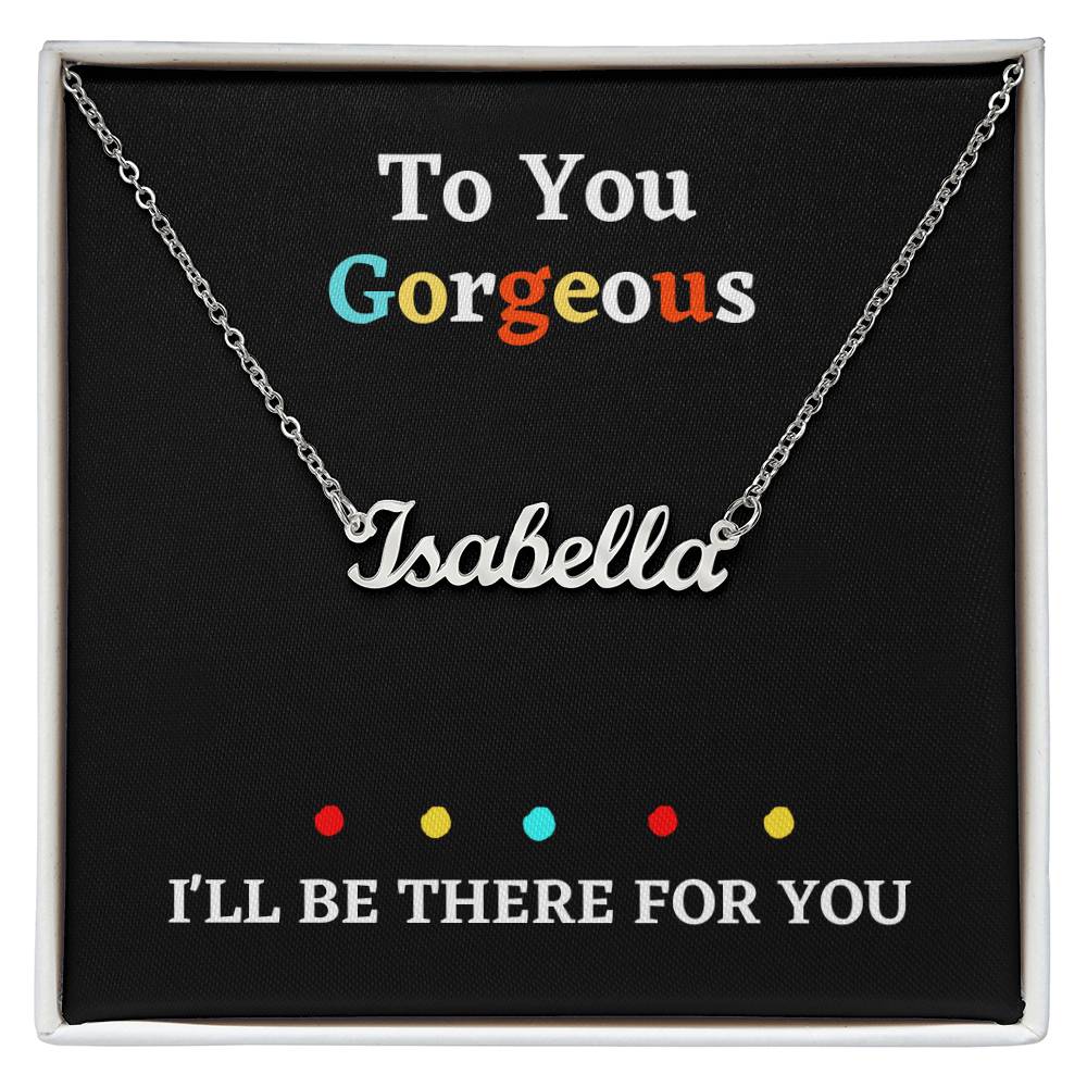 Personalized Jewelry necklace Custom name with gift box