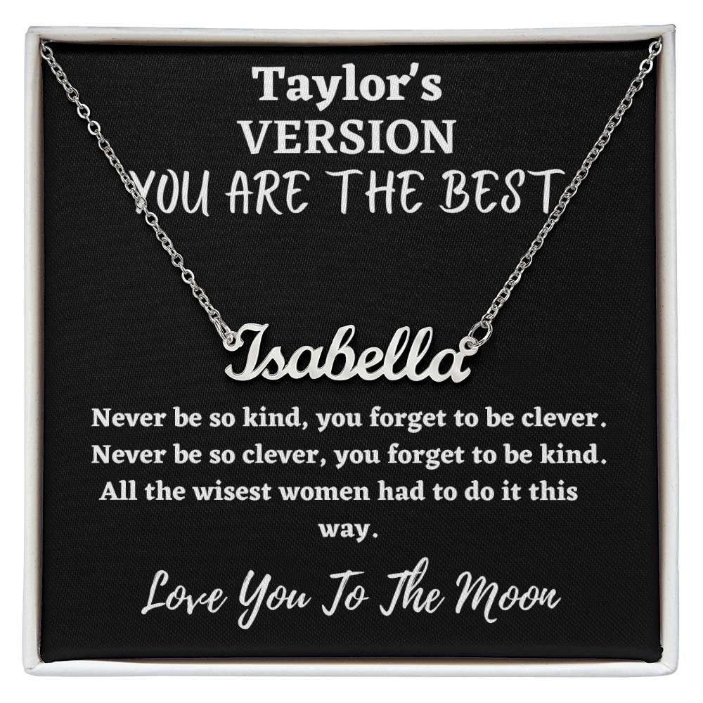 Love You To The Moon And to Saturn charm
