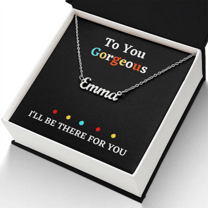 Personalized Jewelry necklace Custom name with gift box