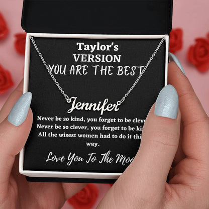 Love You To The Moon And to Saturn charm
