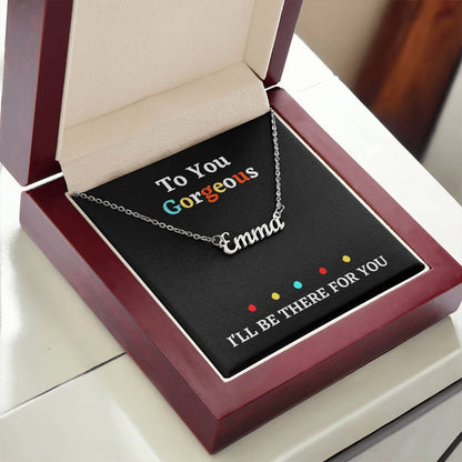 Personalized Jewelry necklace Custom name with gift box