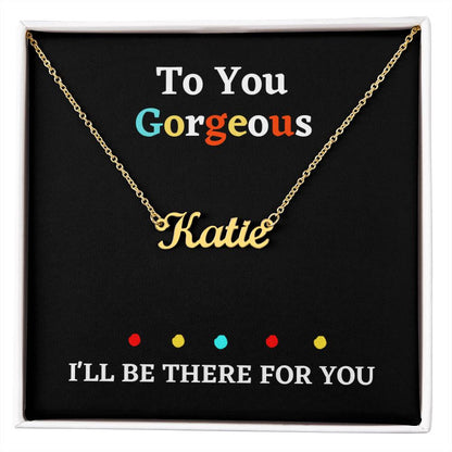 Personalized Jewelry necklace Custom name with gift box