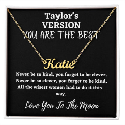 Love You To The Moon And to Saturn charm