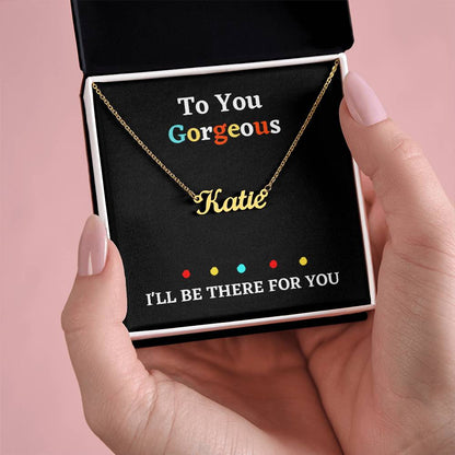 Personalized Jewelry necklace Custom name with gift box