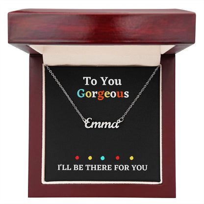 Personalized Jewelry necklace Custom name with gift box