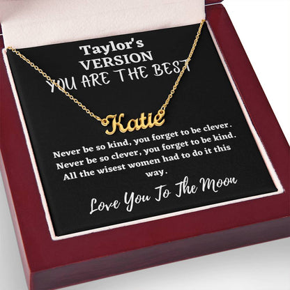 Love You To The Moon And to Saturn charm