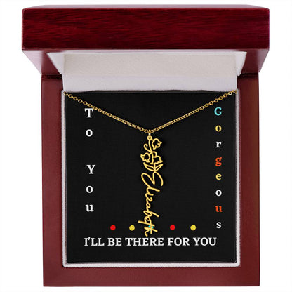 Birth flower necklace, Birth month flower necklace Customized with gift Box
