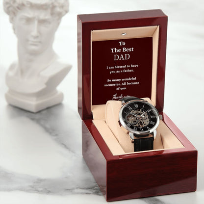 Father of the Groom gift from Bride