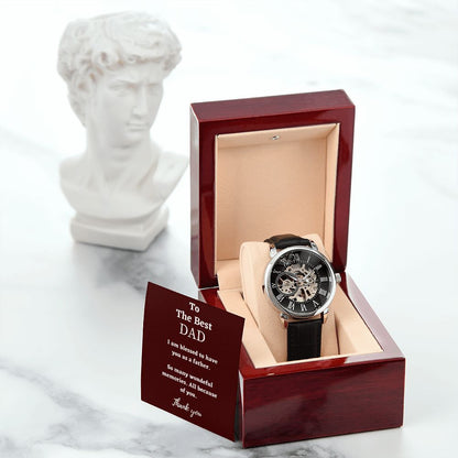 Father of the Groom gift from Son