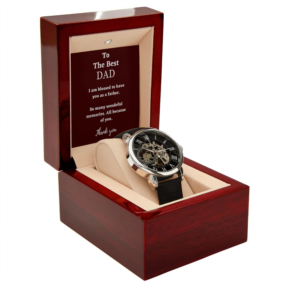 Father of the Groom gift from Bride