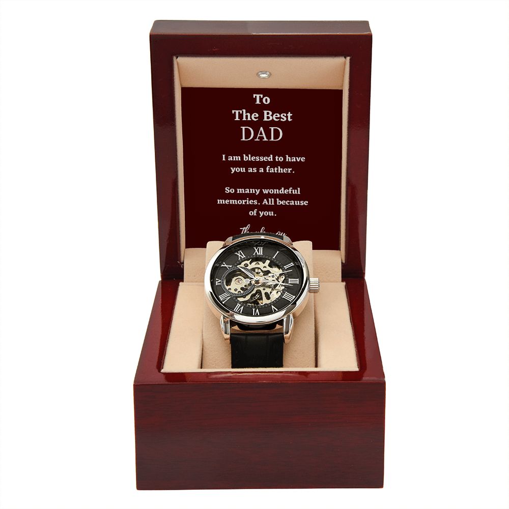 Father of the Groom gift from Son