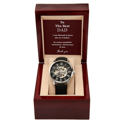 Father of the Groom gift from Son