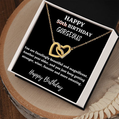 50th birthday gift ideas for Women - Happy 50th birthday hearts