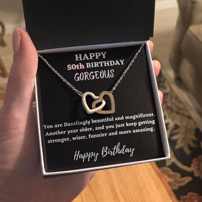 50th birthday gift ideas for Women - Happy 50th birthday hearts