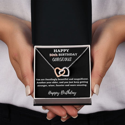 50th birthday gift ideas for Women - Happy 50th birthday hearts