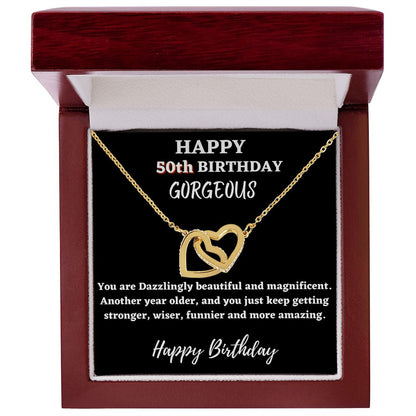 50th birthday gift ideas for Women - Happy 50th birthday hearts