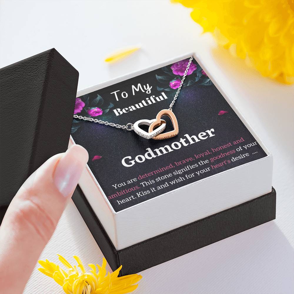 Godmother gift - Godparents gift | Two Hearts