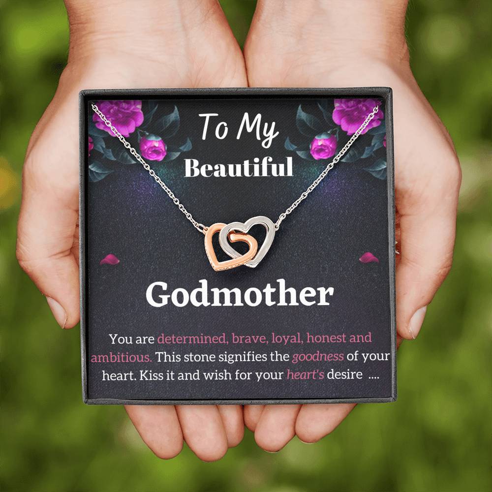 Godmother gift - Godparents gift | Two Hearts