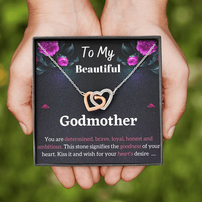 Godmother gift - Godparents gift | Two Hearts