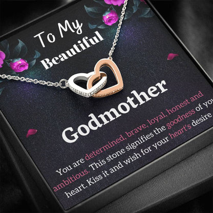 Godmother gift - Godparents gift | Two Hearts