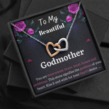 Godmother gift - Godparents gift | Two Hearts