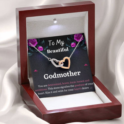 Godmother gift - Godparents gift | Two Hearts