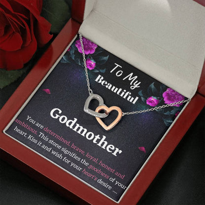 Godmother gift - Godparents gift | Two Hearts