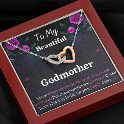 Godmother gift - Godparents gift | Two Hearts