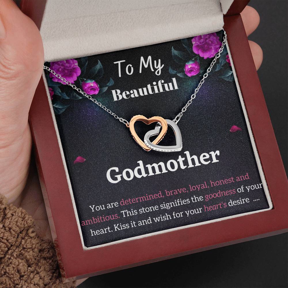 Godmother gift - Godparents gift | Two Hearts